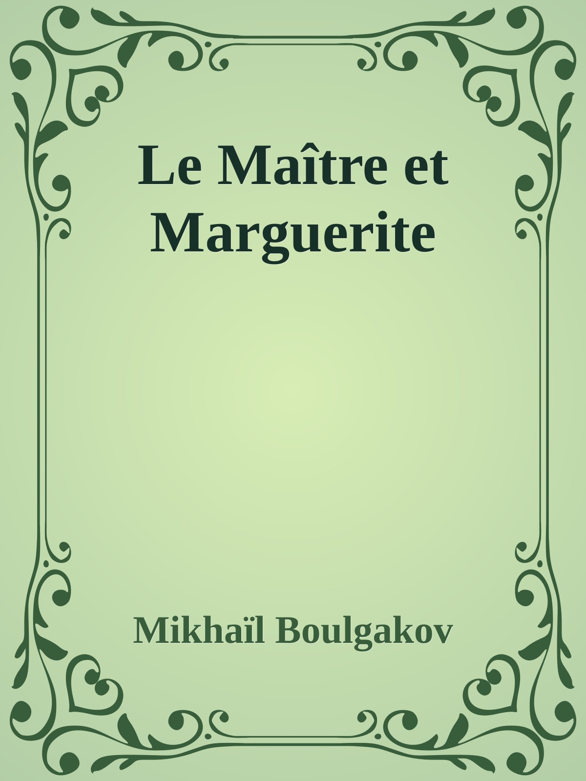 Le Maître et Marguerite